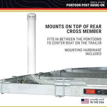 CE Smith - Guide-On Post Pontoon - Sturdy, Easy to Install Boat Trailer Accessories