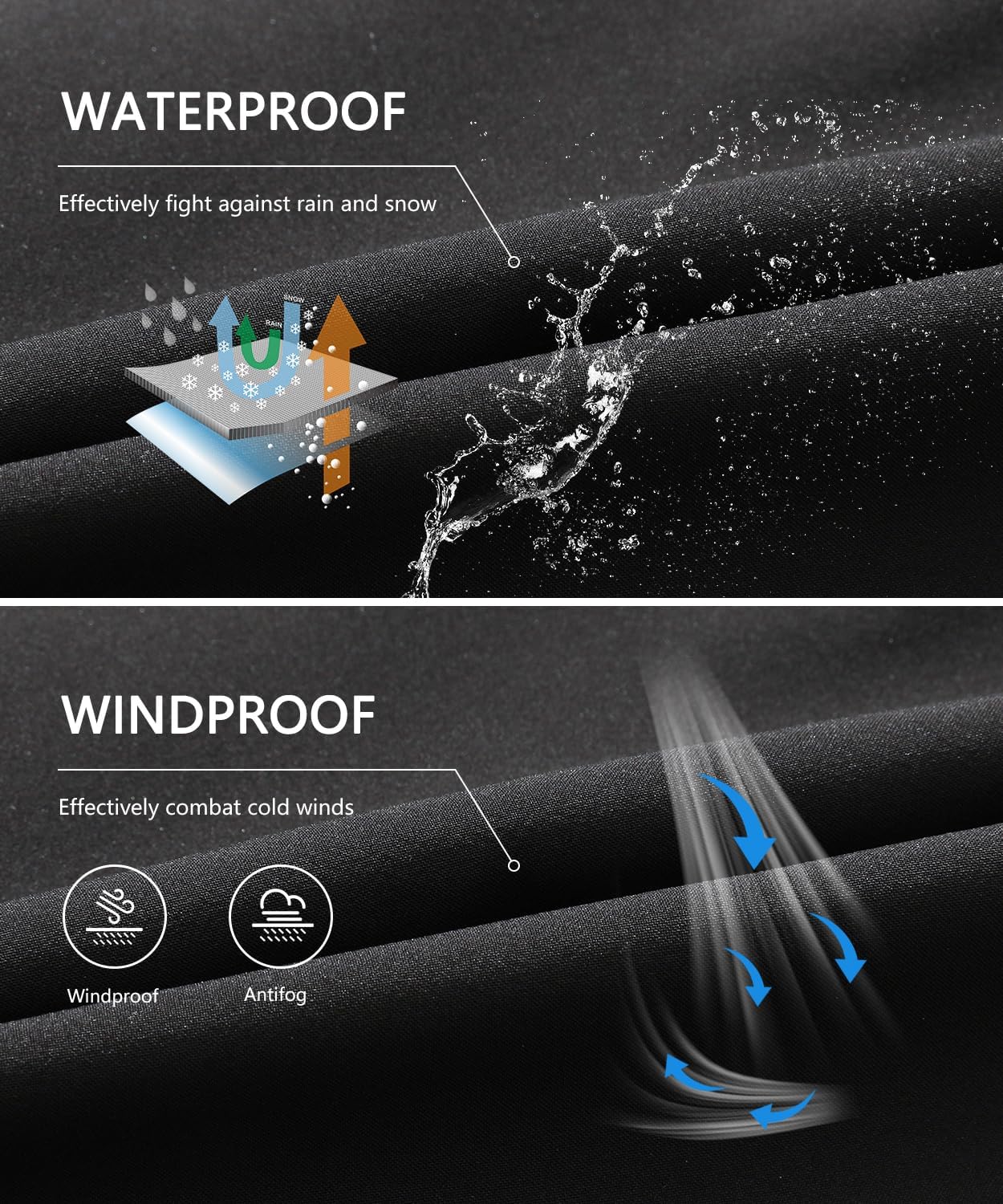 Kids Boy's Winter Waterproof Puffy Cotton Jacket Fleece Lined Lightweight Down Coat Thick Hooded Outdoor Coat - Image 6