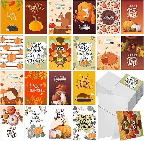 Miniatura 7 de Jetec Paquete de 200 tarjetas de Navidad en caja con sobres, juego de tarjetas de felicitación navideñas con 200 tarjetas de Navidad y 200 sobres,