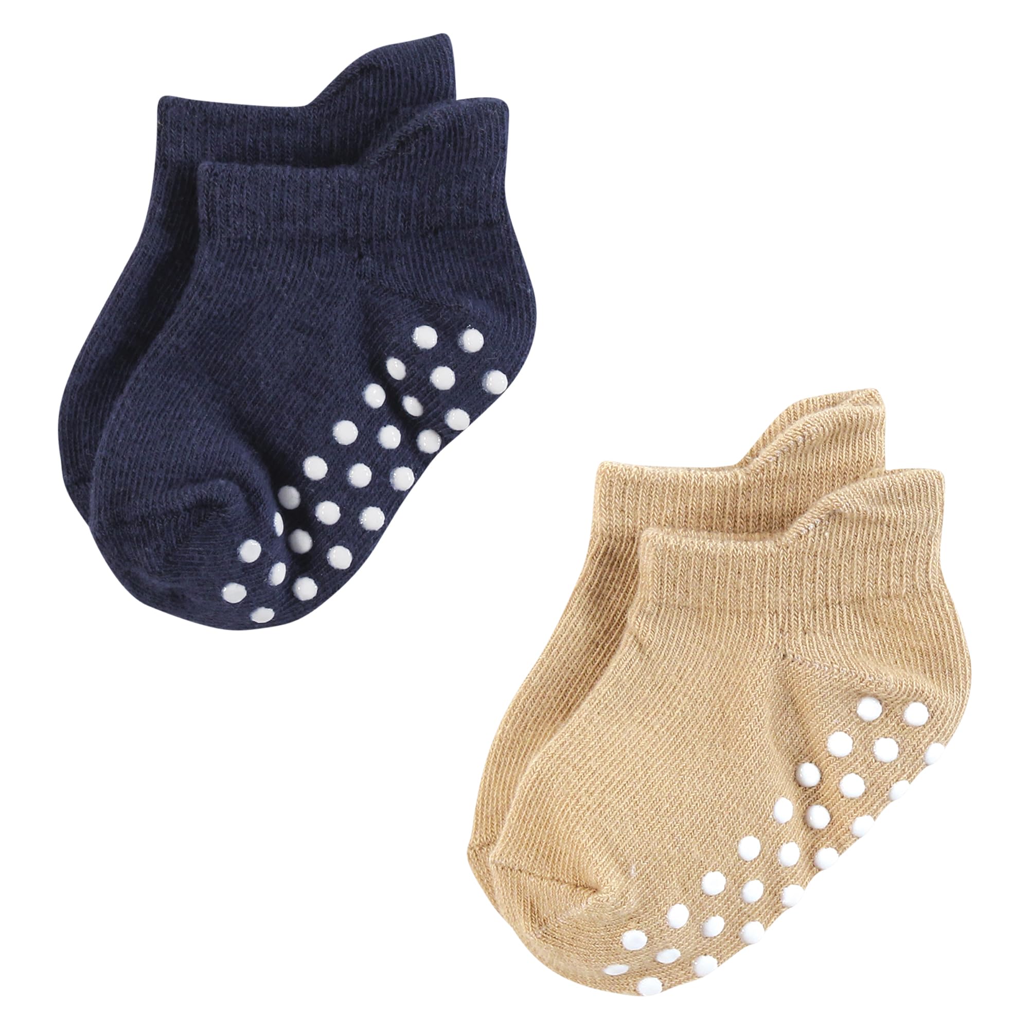 Touched by Nature Baby-Mädchen Unisex Organic Cotton with Non-Skid Gripper for Fall Resistance Lässige Socken