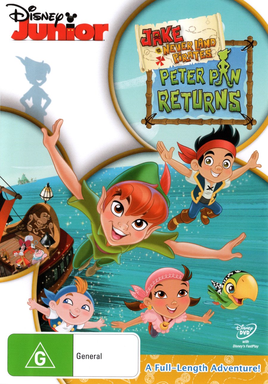 Jake and the Never Land Pirates Peter Pan Returns NON-USA Format PAL Region 4 Import - Australia