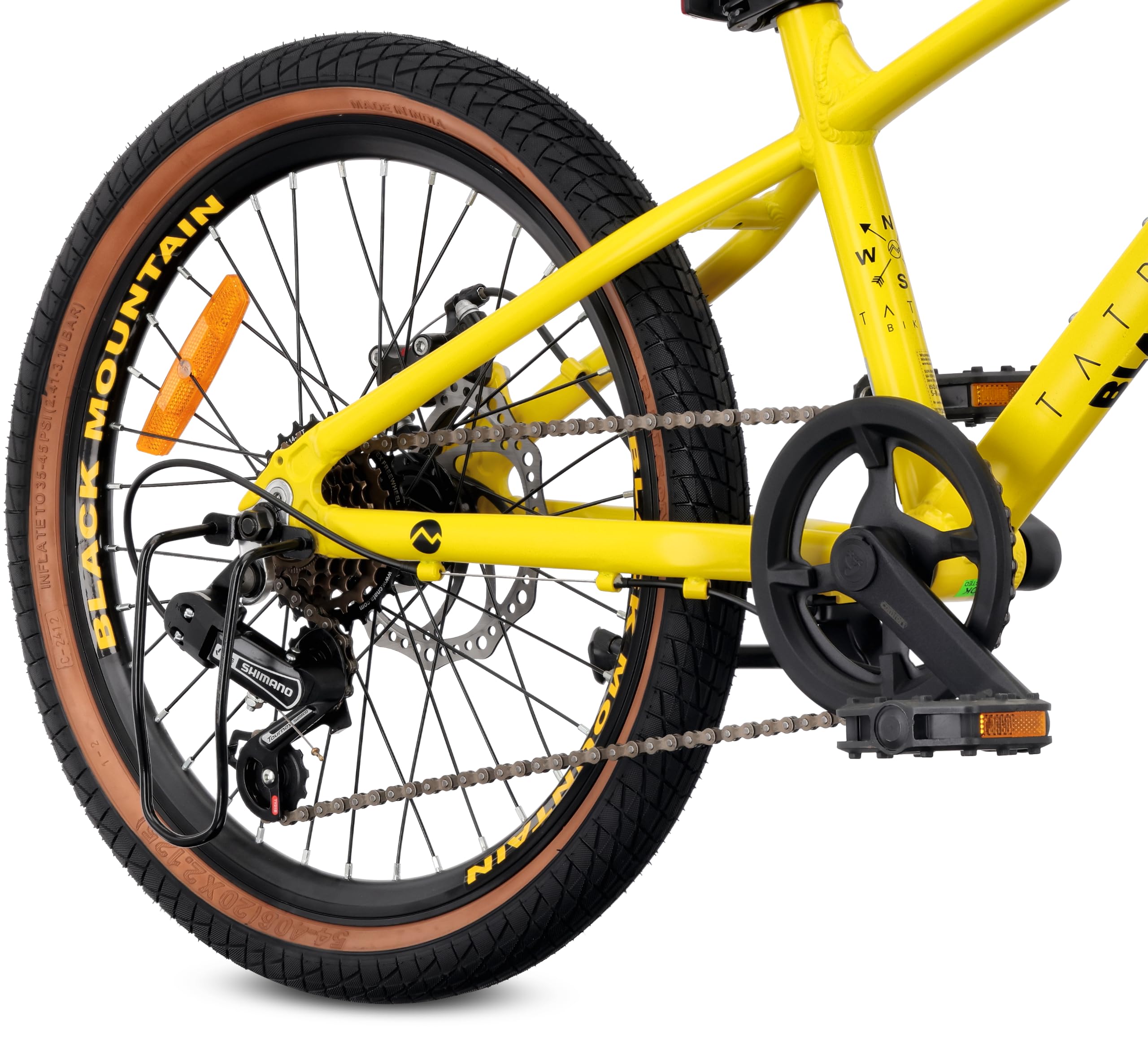 Tatra Bikes Kinderfahrrad 20 Zoll - Gelb