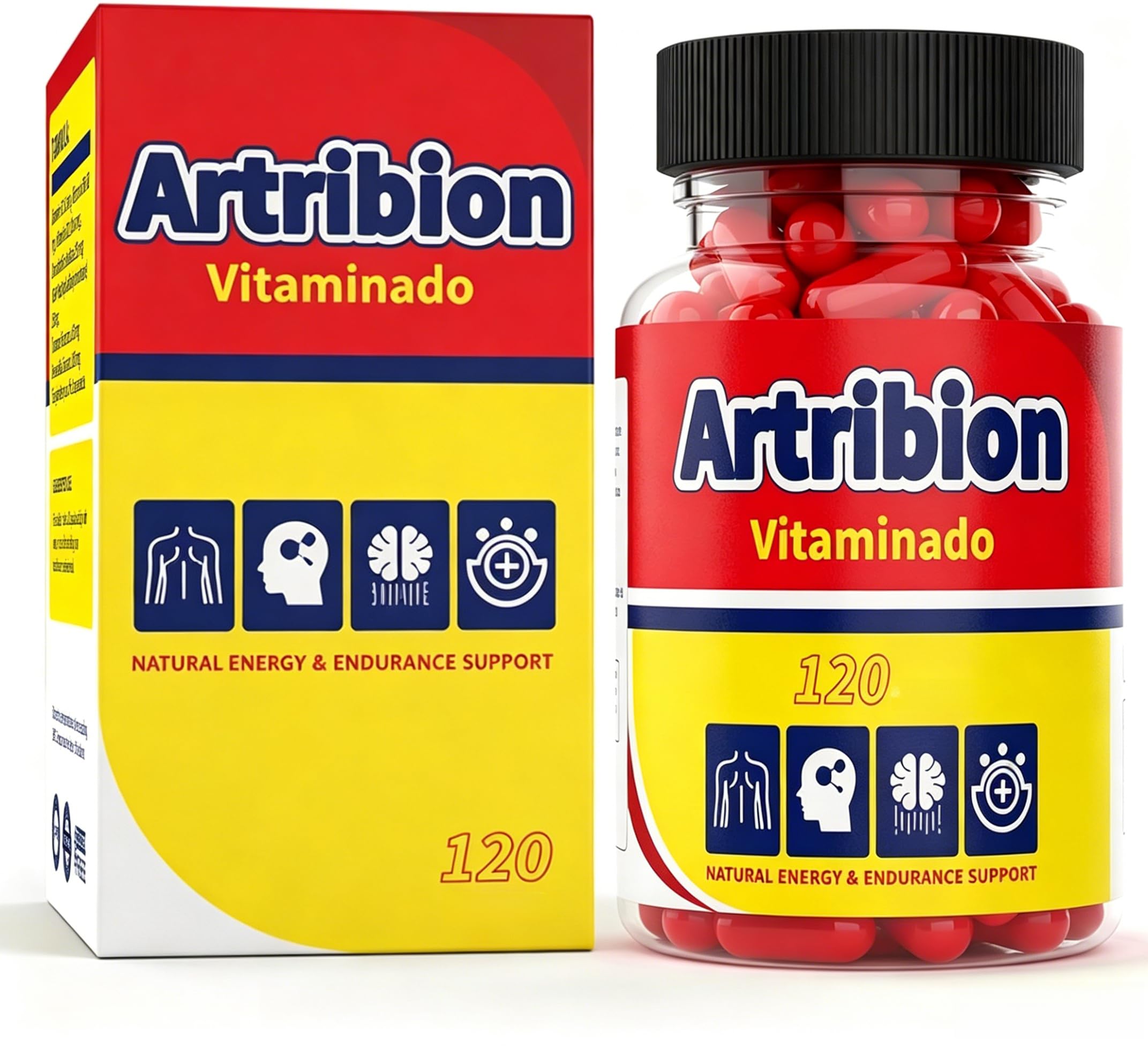 Artribion Vitaminado MAX, Artribion MAX for Men Women, Daily Energy & Endurance, 120ct