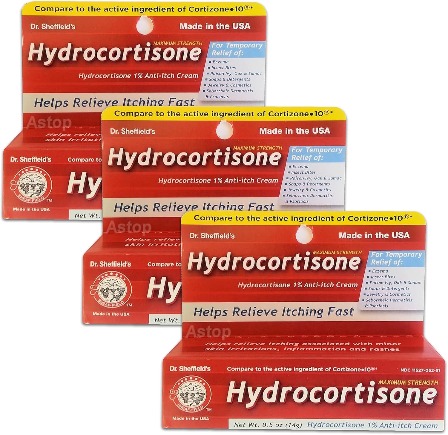 Buy Dr. Sheffield Hydrocortisone 3Pack Hydrocortisone Cream