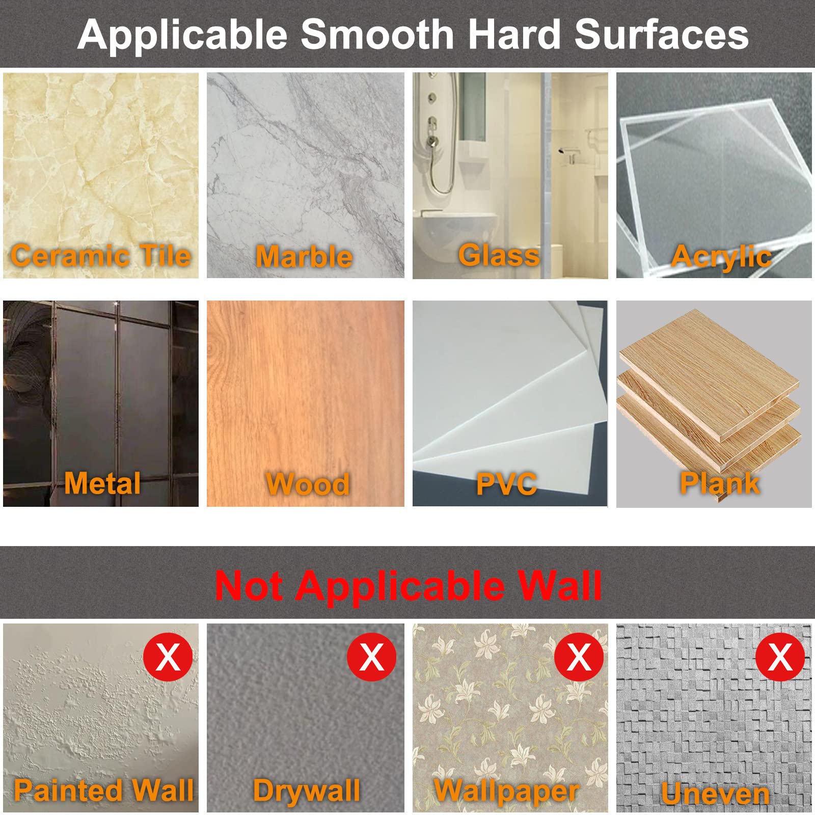 Paquete de 8 ganchos de pared, ganchos adhesivos para colgar toallas/abrigos, ganchos adhesivos de acero inoxidable para puerta de baño, cocina, impermeable, resistente al óxido, colgar 15