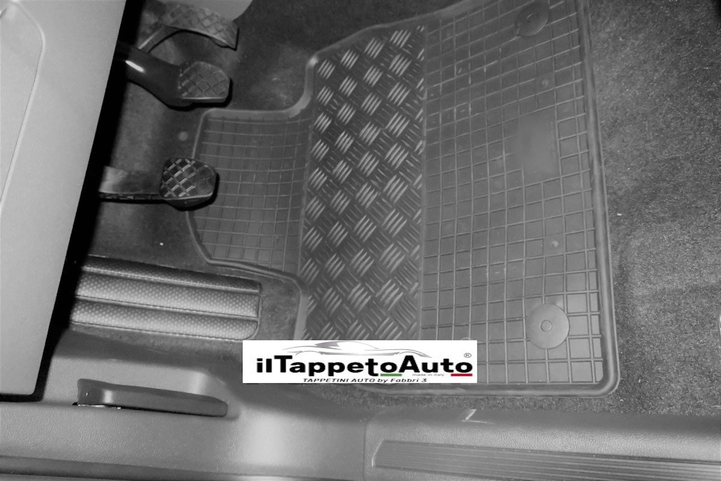 F904864 - Tappetini su Misura per Auto in gomma Antiscivolo Compatibile con T-Cross dal 2019-