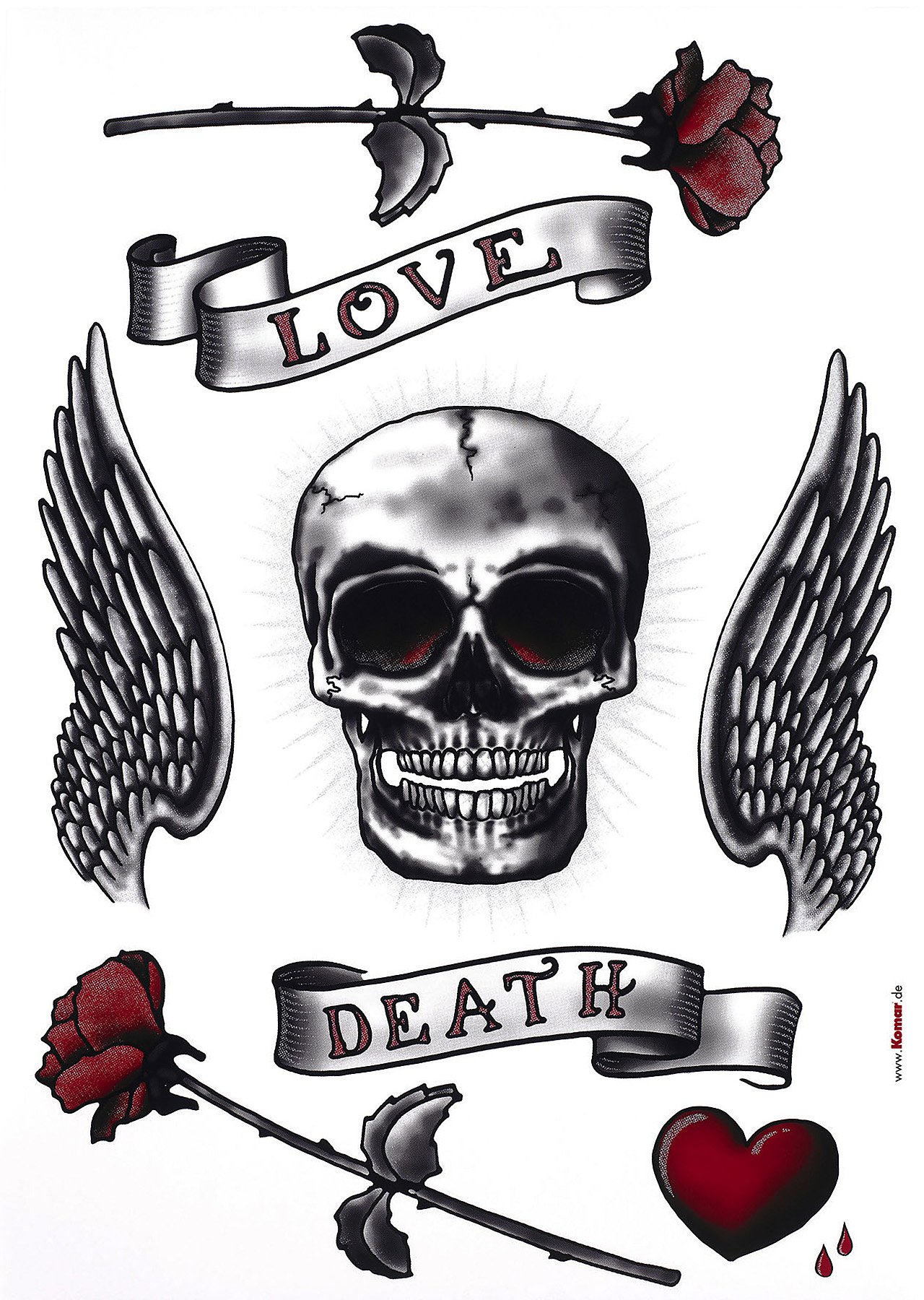 KomarFS17020 Calavera Wall Decals