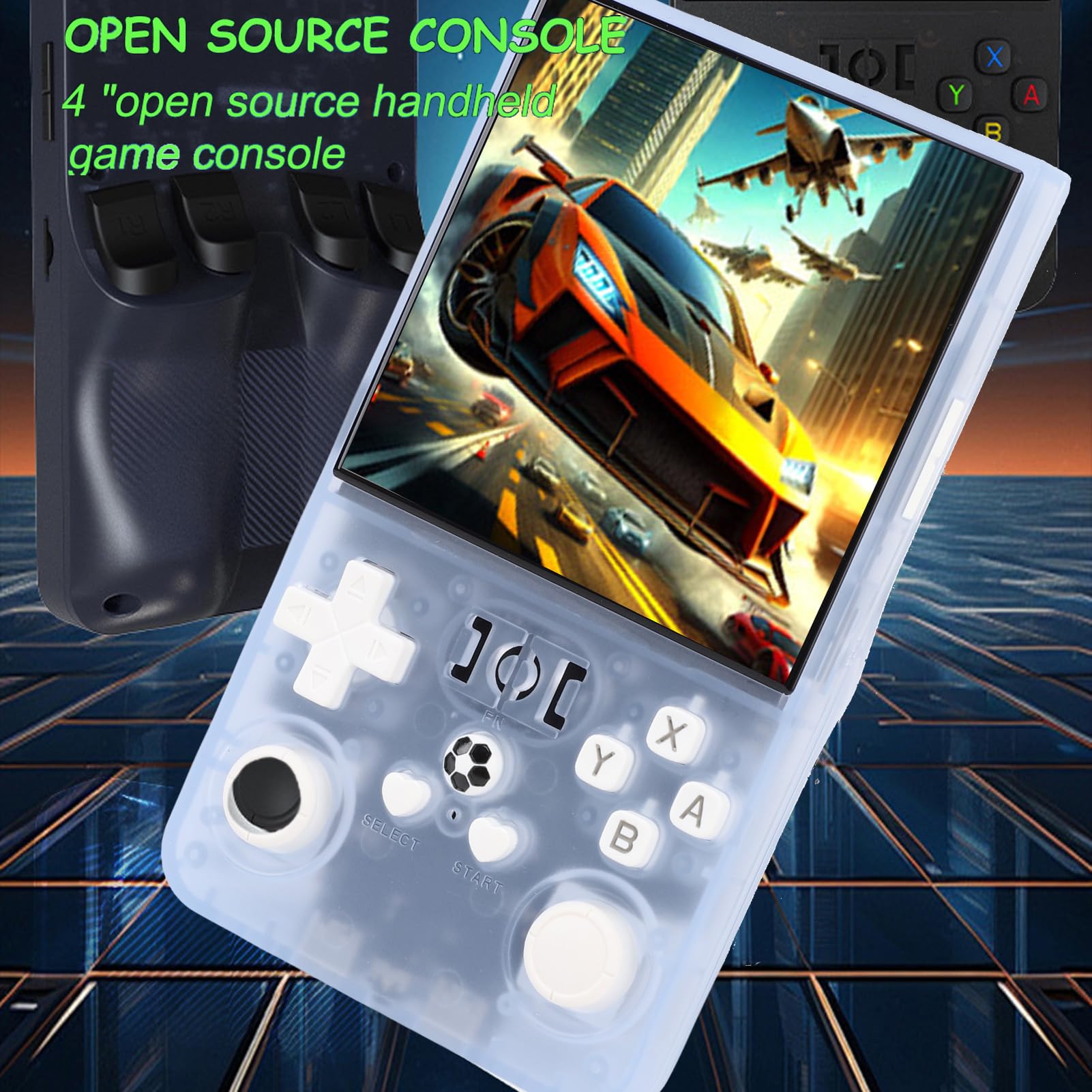 Generic Lettore di Videogiochi Portatile Integrato con Oltre 60 Emulatori Supporto per Giochi retrò e Moderni Dispositivo Tutto in per gli Appassionati di Giochi (BLUE)