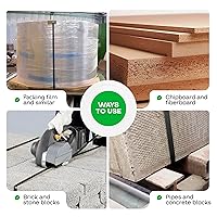 Vista 6 de IDL Packaging Bobina de flejado de poliéster (PET) Mini de 1/2" x 0.028" x 200', resistencia a la rotura de 760 lbs, negro - Resistencia a rayos UV