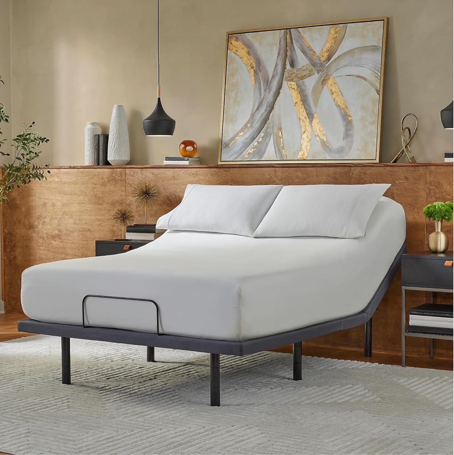 Beautyrest baselogic Level 3 Adjustable Base Bed Frame - Twin XL - Head & Foot Adjustability, Wireless Remote, Zero-Gravity and 3 Memory Presets, 1 Massage Setting, and USB A&C Charging Ports