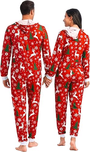 Miniatura 3 de Pijama de Navidad para adultos, mameluco para la familia, para Navidad