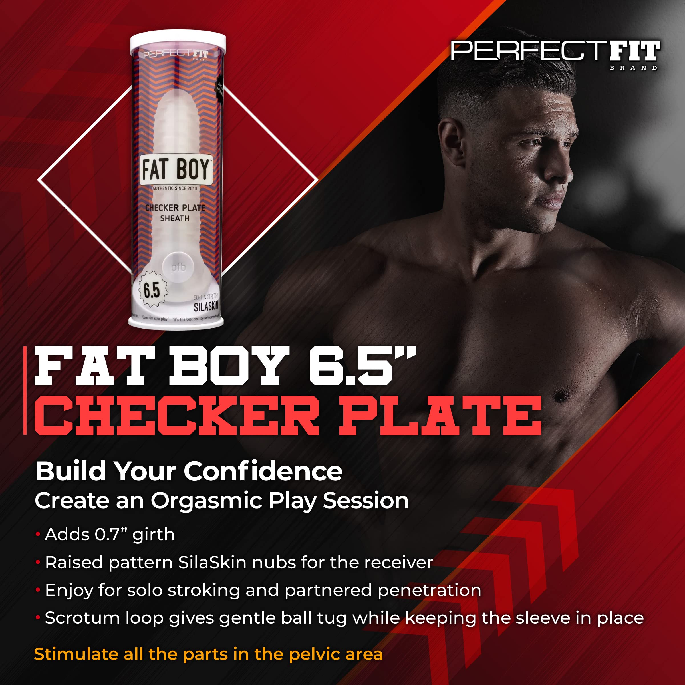 Perfect Fit Gaine à Pénis Fat Boy Original Ultra Fat 14 cm Clair