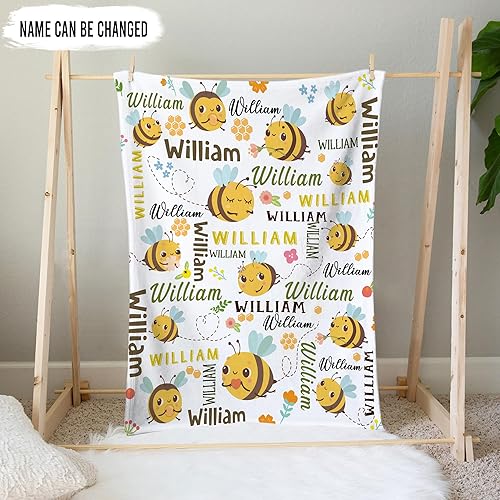 Vista 176 de Hyturtle Mantas de bebé personalizadas con nombre – Manta de camuflaje personalizada con nombre – Manta de forro polar verde camuflaje para niños