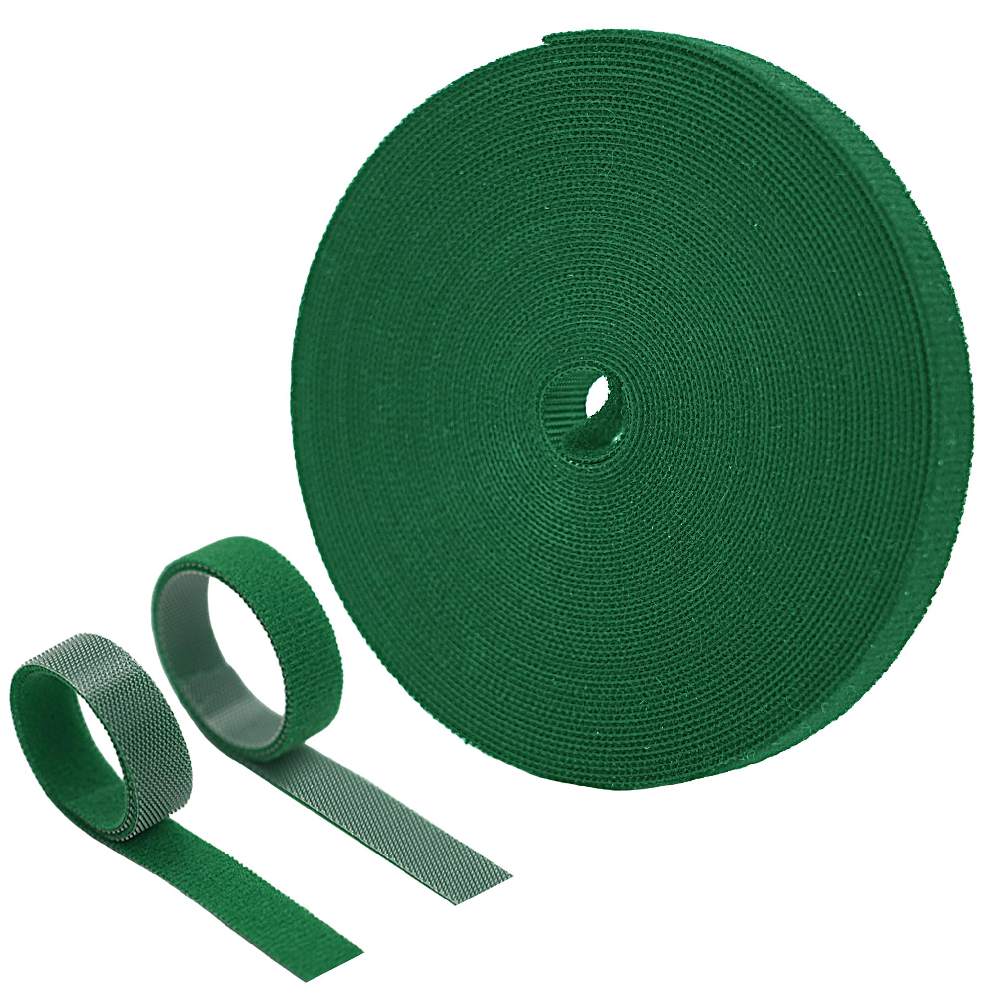 honzhaoyu 20m Pflanzenbinder, verbreitert 12mm Pflanzen Klettband für Kletterpflanzen Tomaten, Pflanzenbinder Klett Verstellbare, Stark Reißfest, Wetterfeste, Wiederverschließbar für Pflanzen Garten