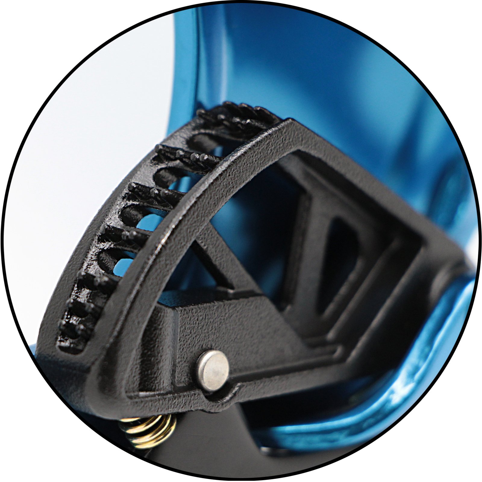 ALPIDEX Bloqueur Poignée Droite – Corde 8-13 Mm, Ergonomique, EN567/UIAA – Poids 240 G