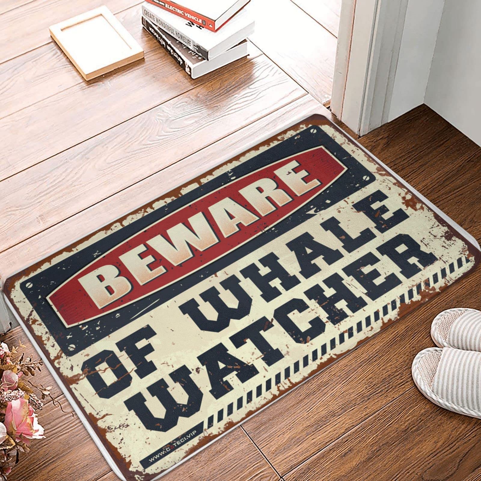 Tapis de porte extérieur original pour sublimer l'entrée du balcon