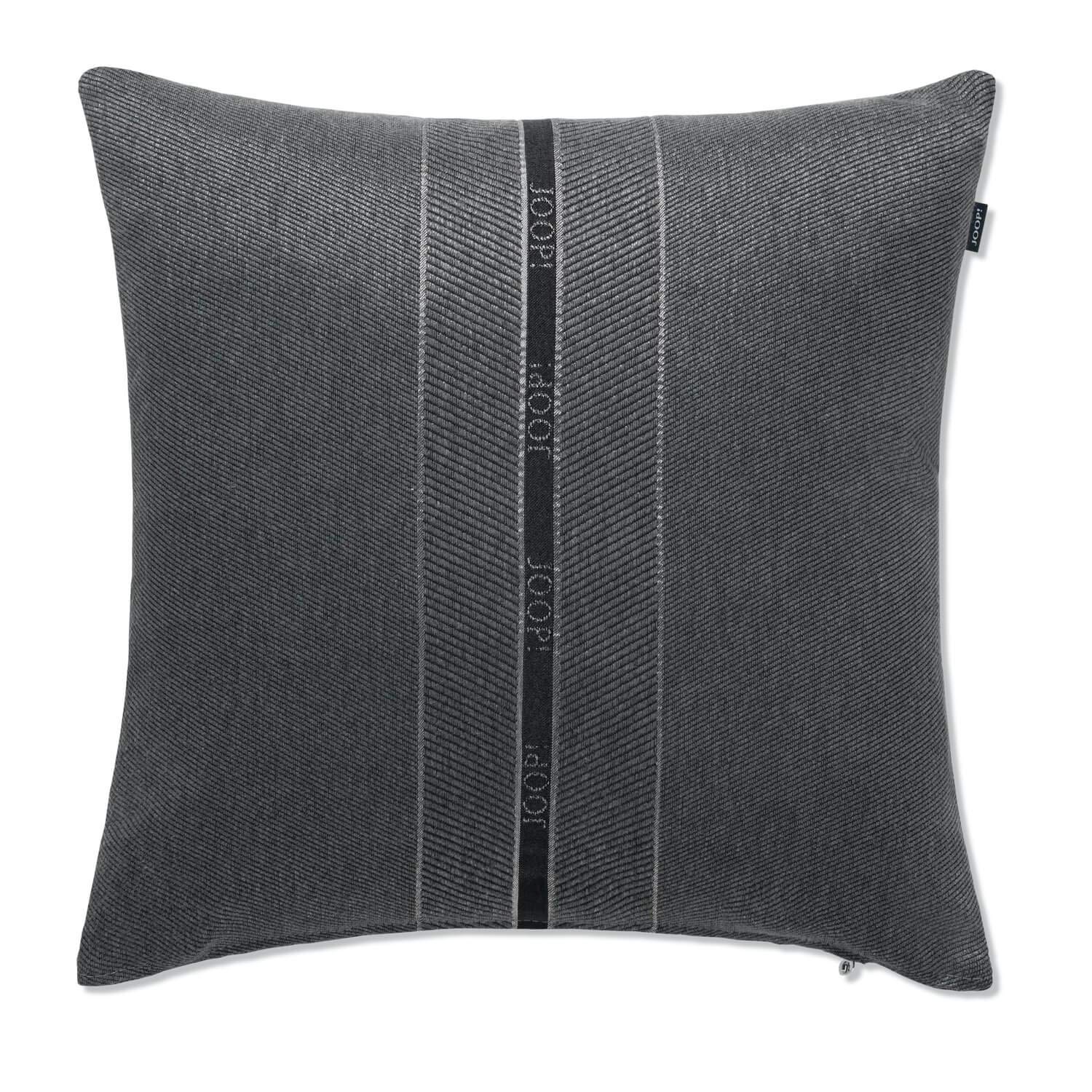 Joop! Kissenhüllen Ribbon anthrazit - 010 40x40 cm