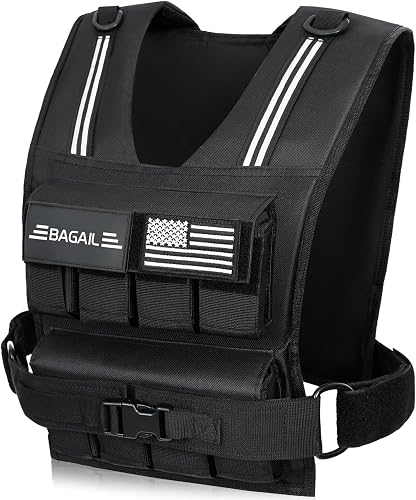 BAGAIL WV02-40 weight-vest, Black