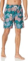 Amazon Essentials Men's 9" Relaxed-Fit Quick-Dry Swim Trunks - Lightweight Breathable Beach Shorts with Pockets