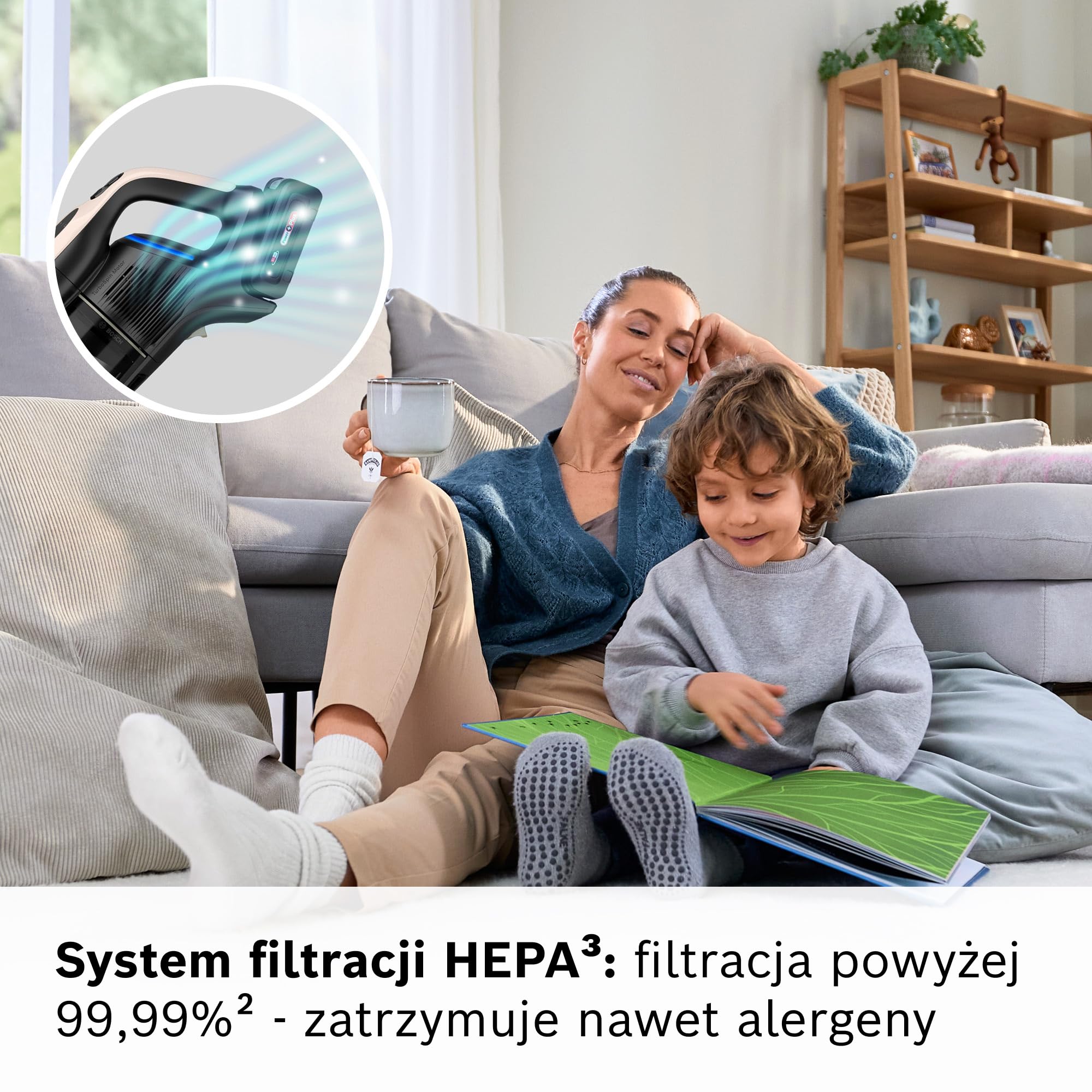 Bosch Unlimited 10, Odkurzacz Bezprzewodowy z Technologią MicroClean, łatwo opróżnianym pojemnikiem na kurz, zginaną rurą, podświetleniem LED i akumulatorem 4,0 Ah, kolor różowy, BKS1041RHF