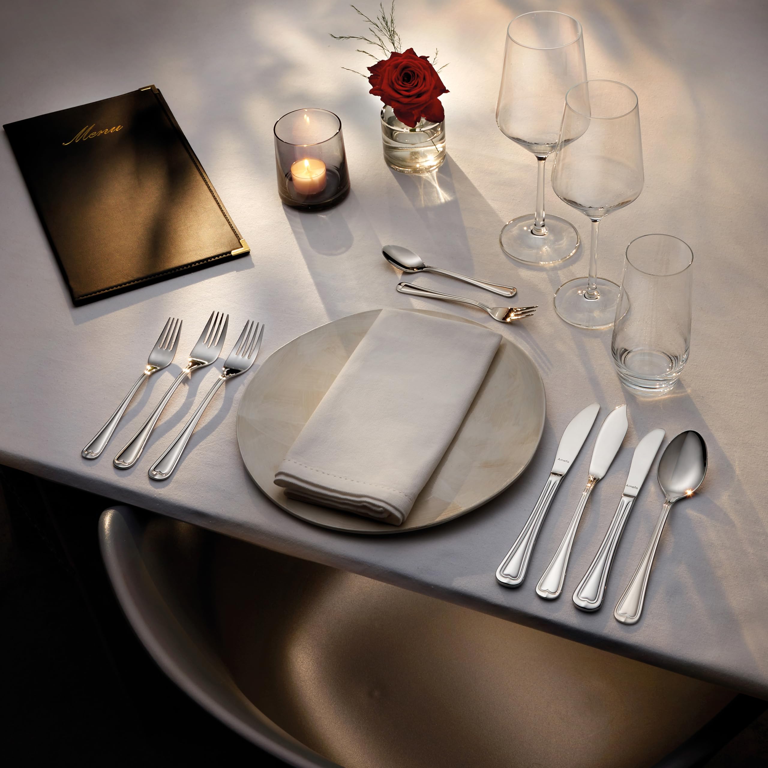 Amefa Elegance zestaw sztućców 24-częściowy