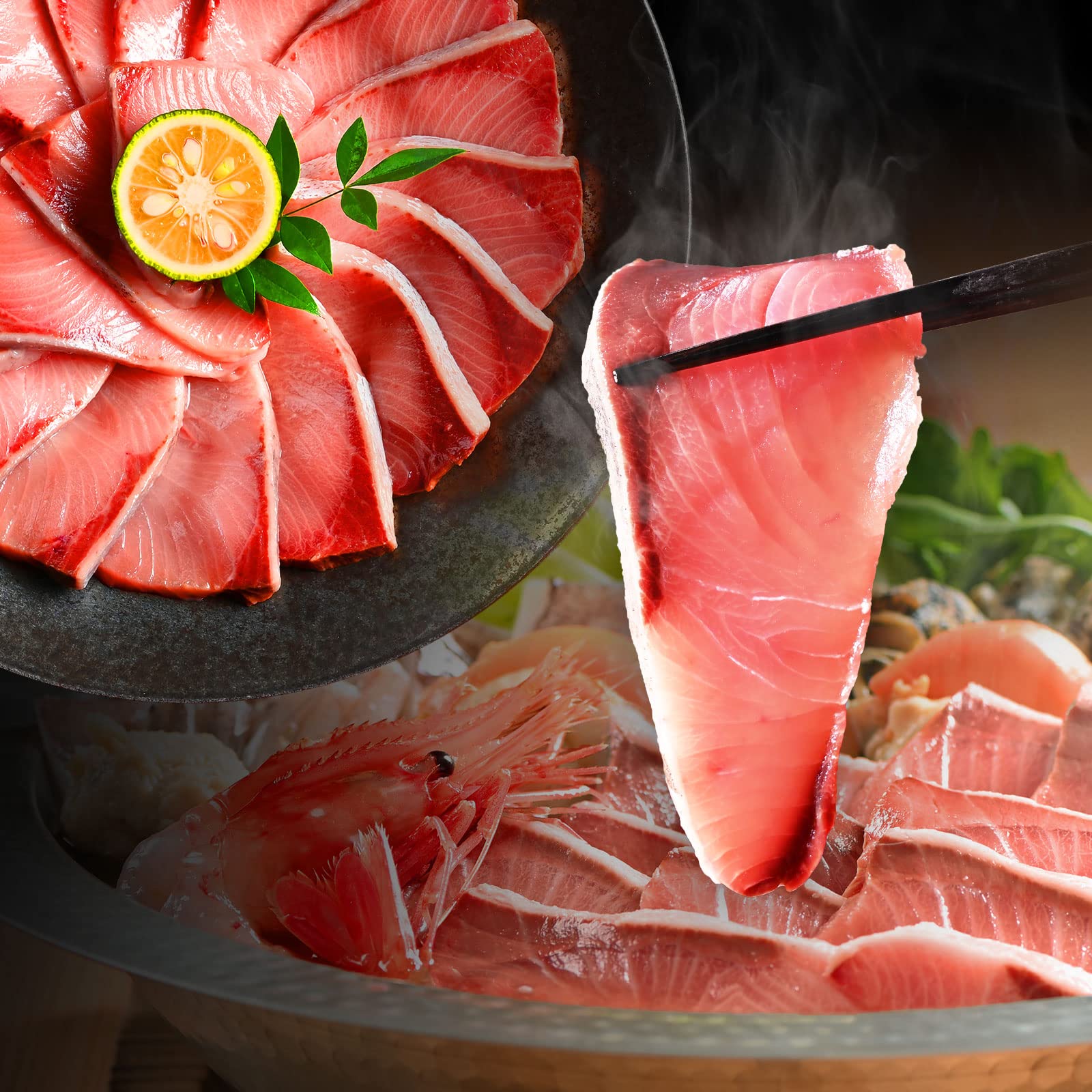 Amazon.co.jp: 島の人 北海道 知床 羅臼産 天然 ブリ 柵 900g 300g×3