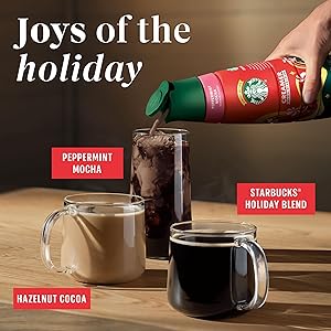 Starbucks Ground Coffee, Peppermint Mocha Flavored Coffee, 100% Arabica, Holiday 1 Bag (17 oz)