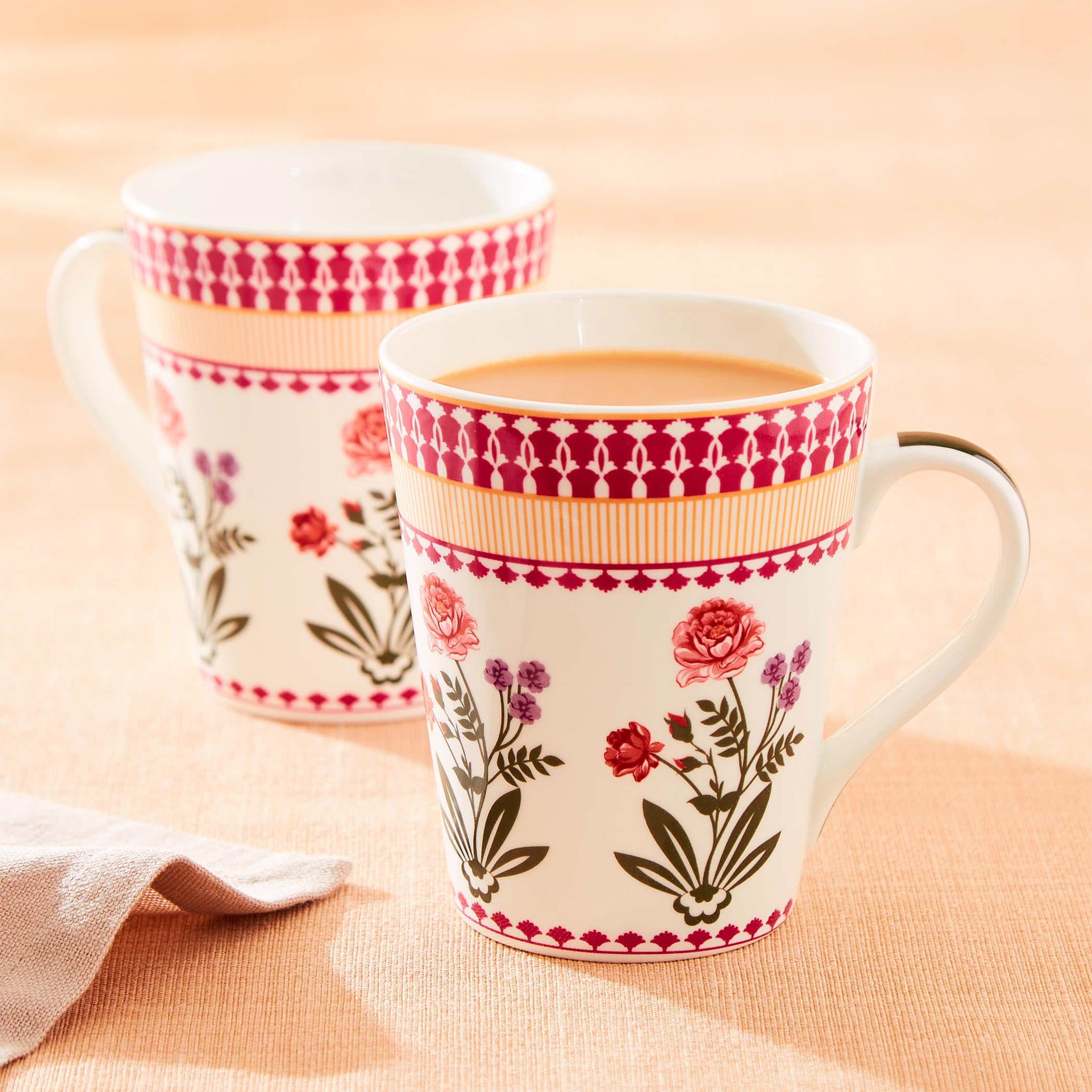 Home Centre Corsica Bone China Printed Milk Mug - 340ml (B0DCBYGYW4) Amazon Price History, Amazon Price Tracker