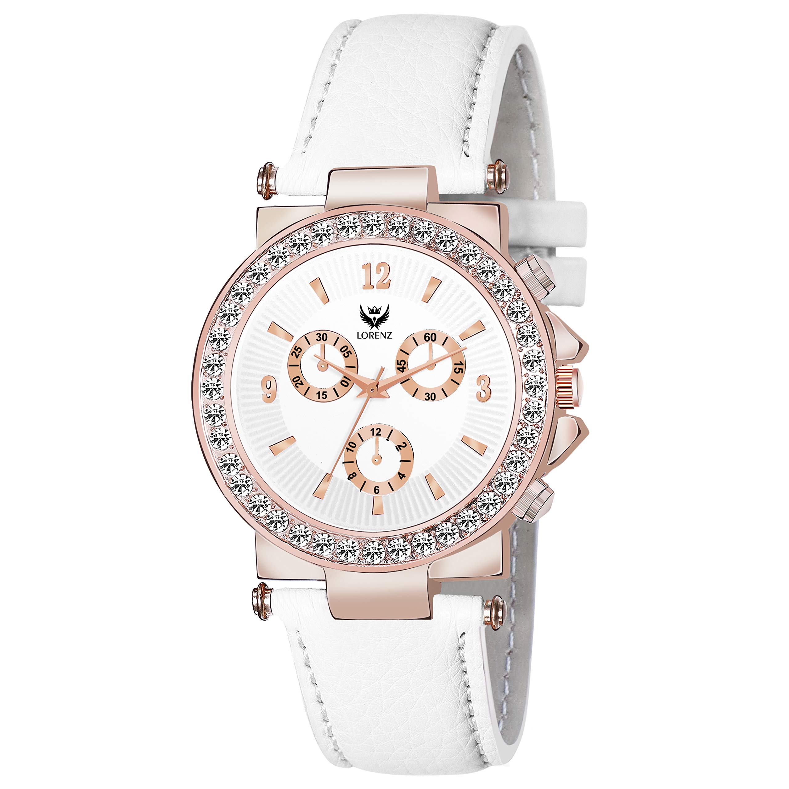 LORENZ White Dial Analog Watch for Women | Girls Watch Fashion - AS-78A (B084D9KB7D) Amazon Price History, Amazon Price Tracker