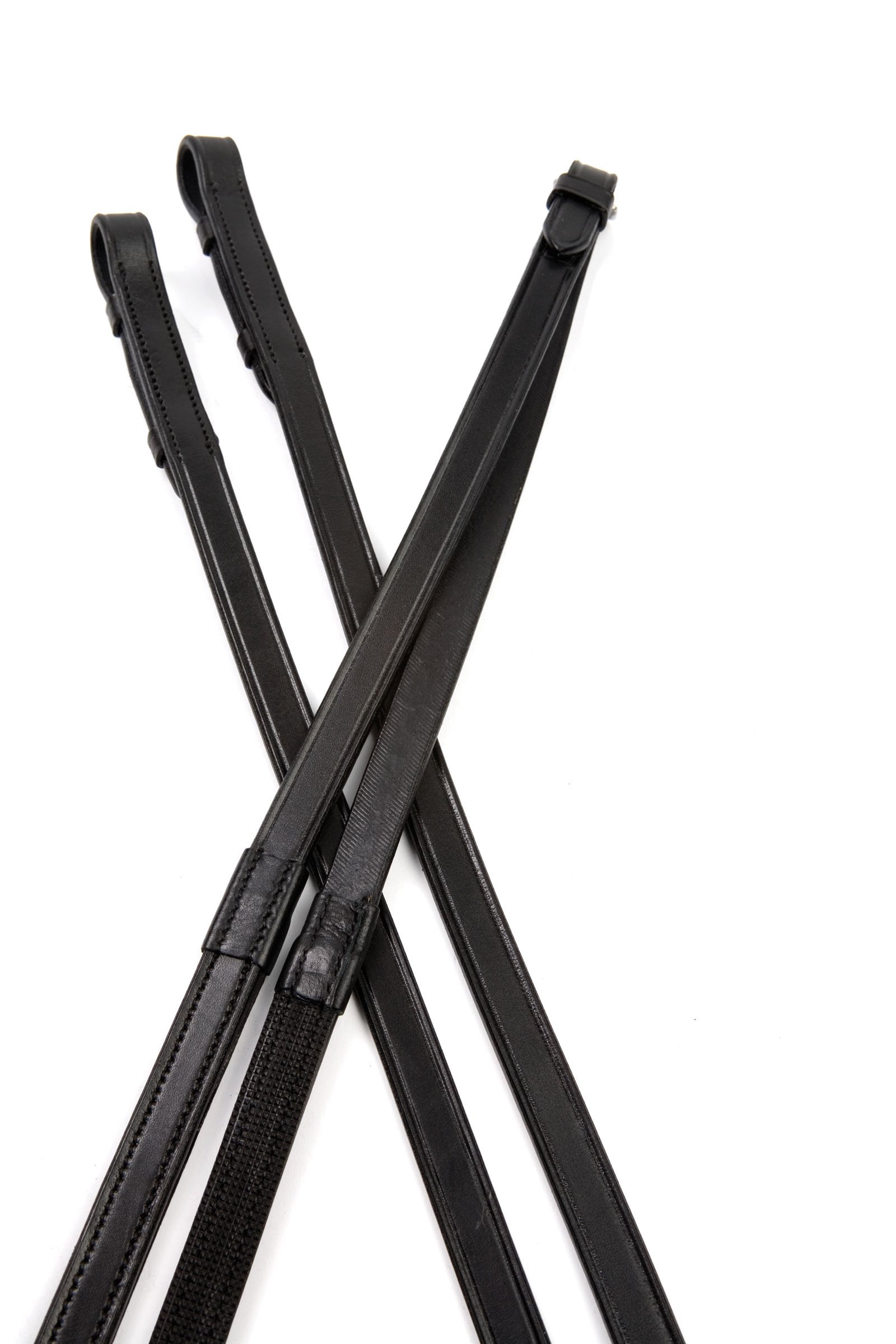 Collegiate IV One Sided Rubber Reins 54 inch Brown