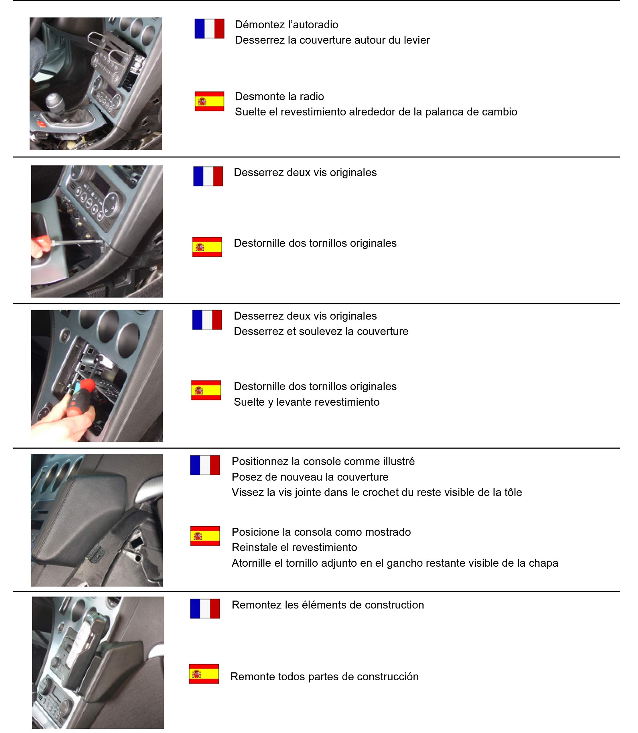 KUDA 080135 Auto Nero supporto per personal communication