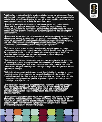 Monopoly Panini Prizm: booster box di carte collezionabili Fifa World Cup | Stelle e leggende della Fifa World Cup | Regalo per i fan del calcio - 2
