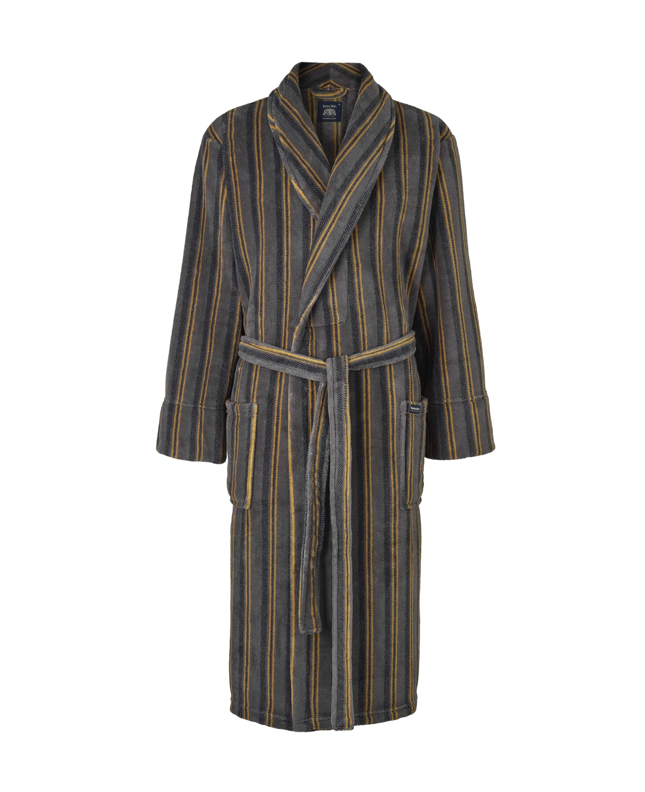 THE SAVILE ROW COMPANY LONDON Men's Lightweight Super Soft Warm Fleece Dressing Gown