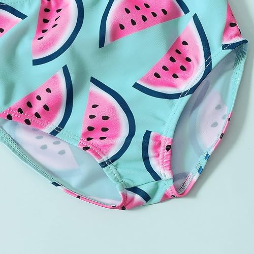 Miniatura 4 de Traje de baño para niñas y bebés, traje de baño para niños pequeños, traje de baño de 3 piezas, conjunto de playa