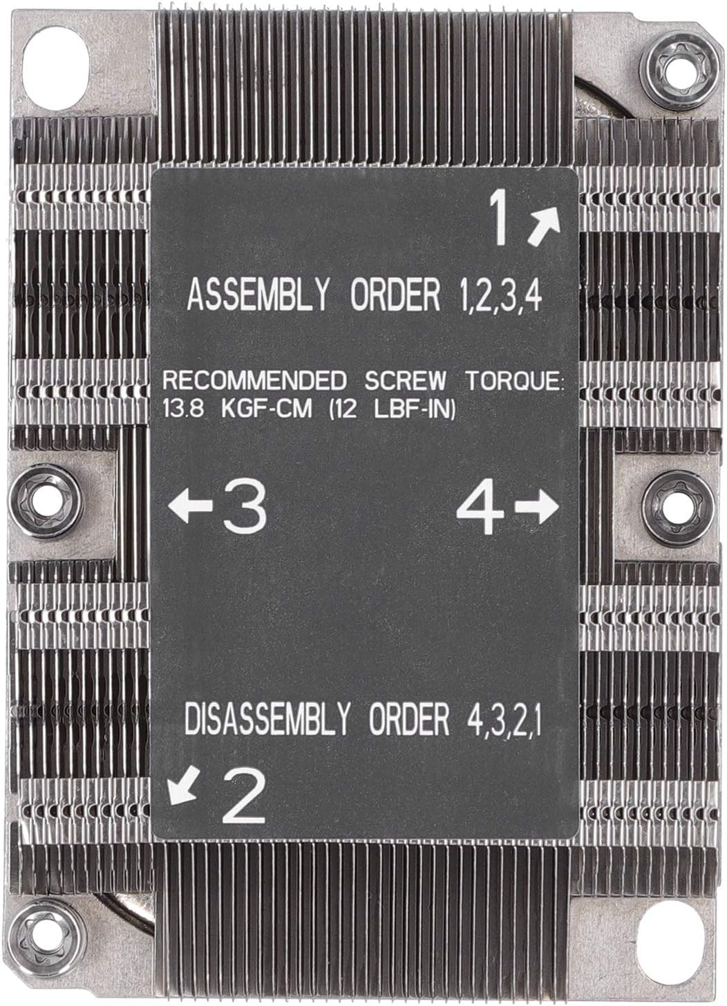 Computer CPU Cooler, SNK P0067PS LGA 3647 0 1U X11 CPU Heat Sink Cooling Accessories, ForScalable Processor