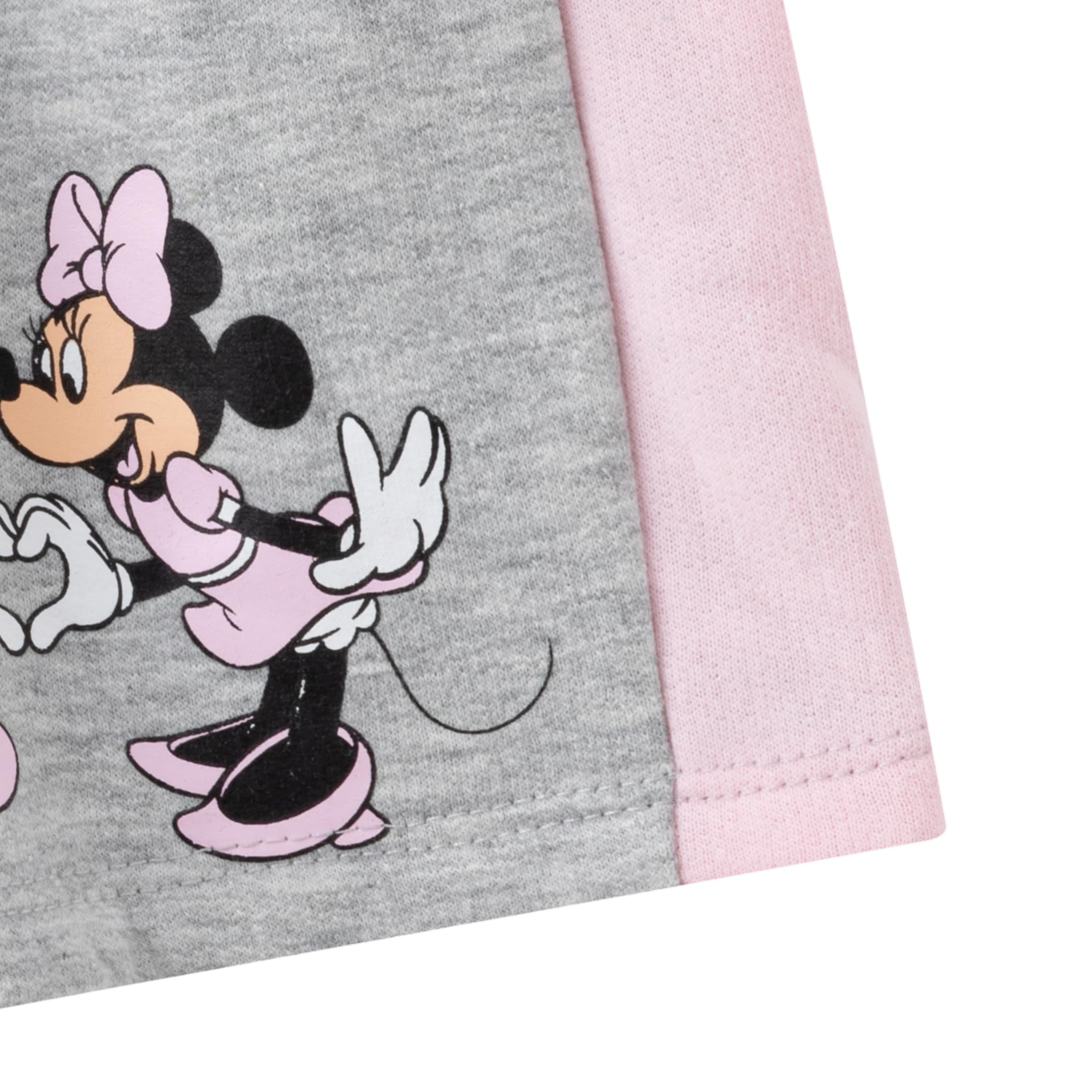 Disney Minnie Mouse - Paquete de 2 pantalones cortos para niñas pequeñas y grandes