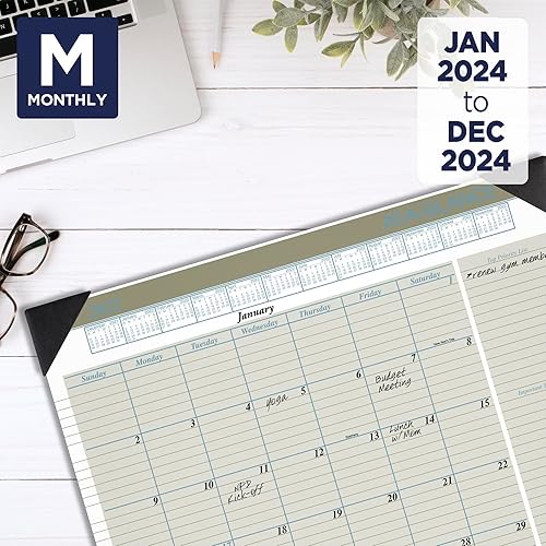 Miniatura 2 de Calendario de escritorio ejecutivo AT-A-GLANCE® 2024, 21-3/4 x 17 pulgadas, de enero a diciembre de 2024, HT1500
