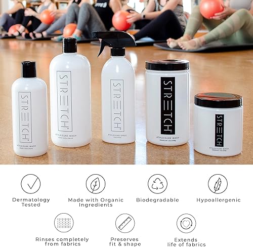 Miniatura 6 de Forever New Stretch Active Wear Detergente para ropa sucia, polvo, aroma original, 16 onzas, ideal para ropa de entrenamiento, trajes de baño, ropa