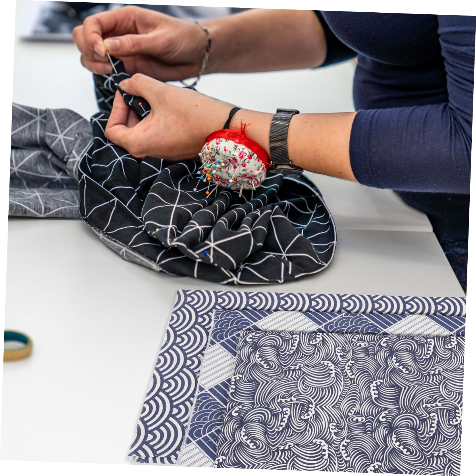 Tessuto Patchwork DIY per Cucito e Trapuntatura 3 Fogli