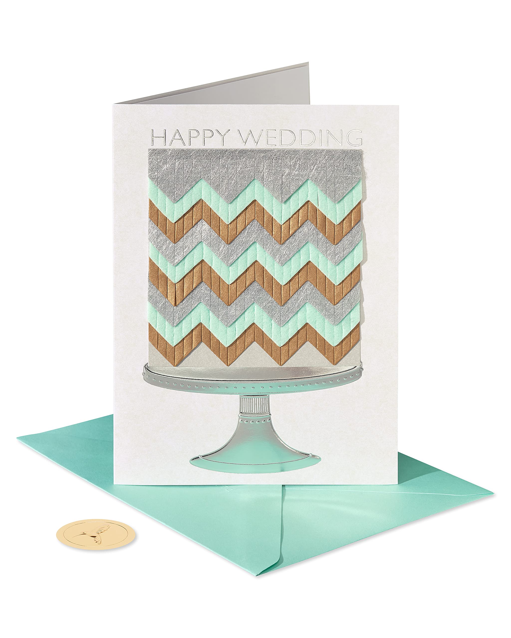 Papyrus Hochzeitskarte „Sweetest Couple Ever“ – Mit Goldfolie, Edelsteinen Und Umschlag