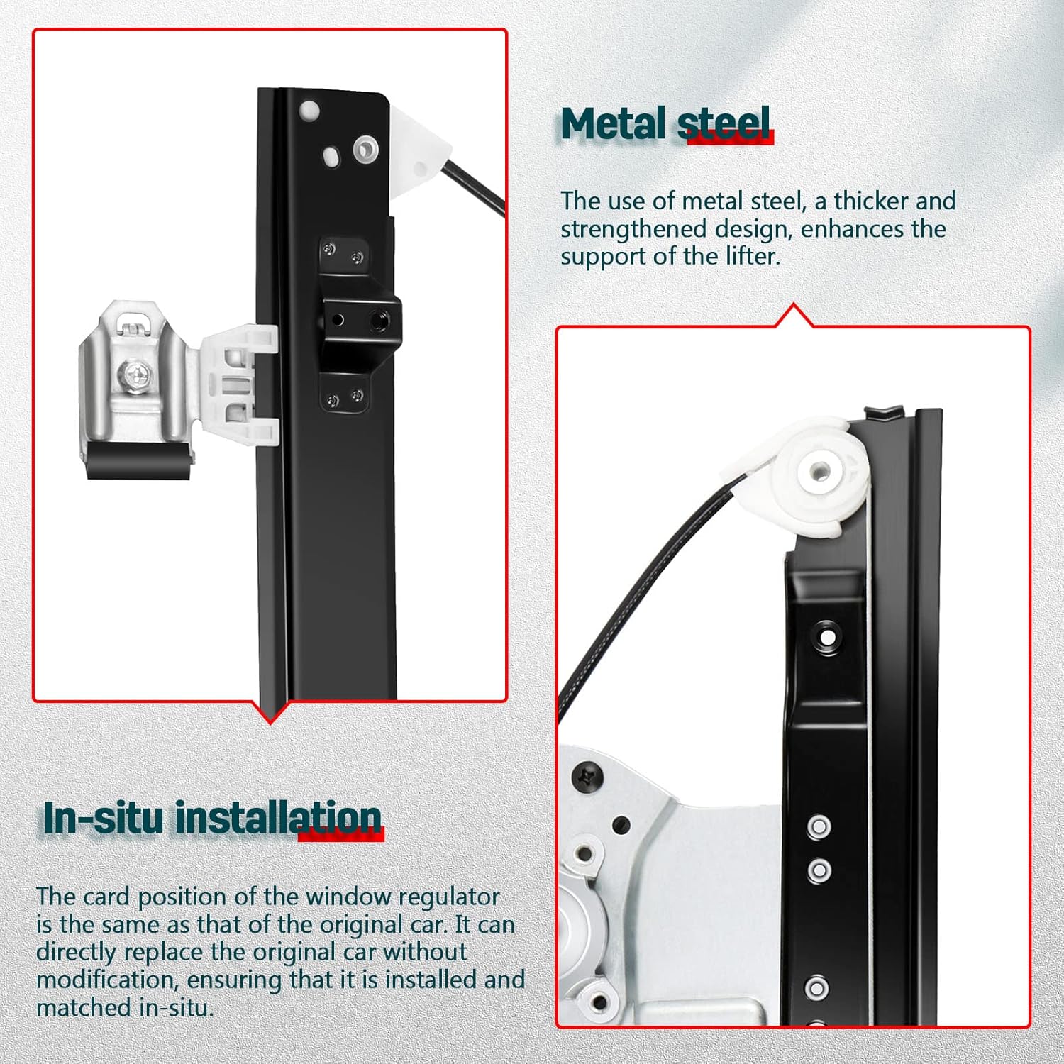 FINDAUTO Front Right Side Power Window Regulator with Motor Replacement for 2011-2012 for Chevrolet for Cruze, 748-975