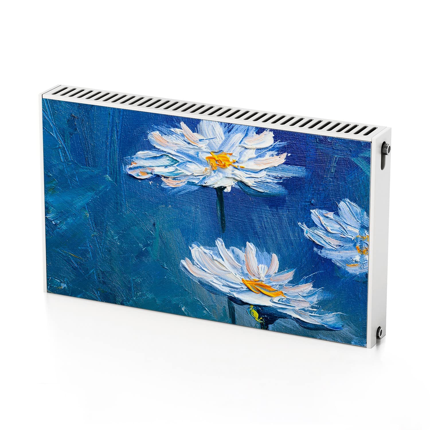 Autocollant de Radiateur Magnétique pour relooker un chauffage abîmé motif Marguerite 100x60