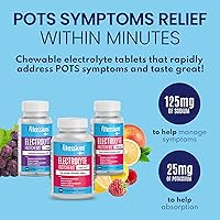 Vista 3 de Vitassium FastChews con electrolitos para reposición de sodio y potasio, botella de 60 comprimidos FastChews, uva