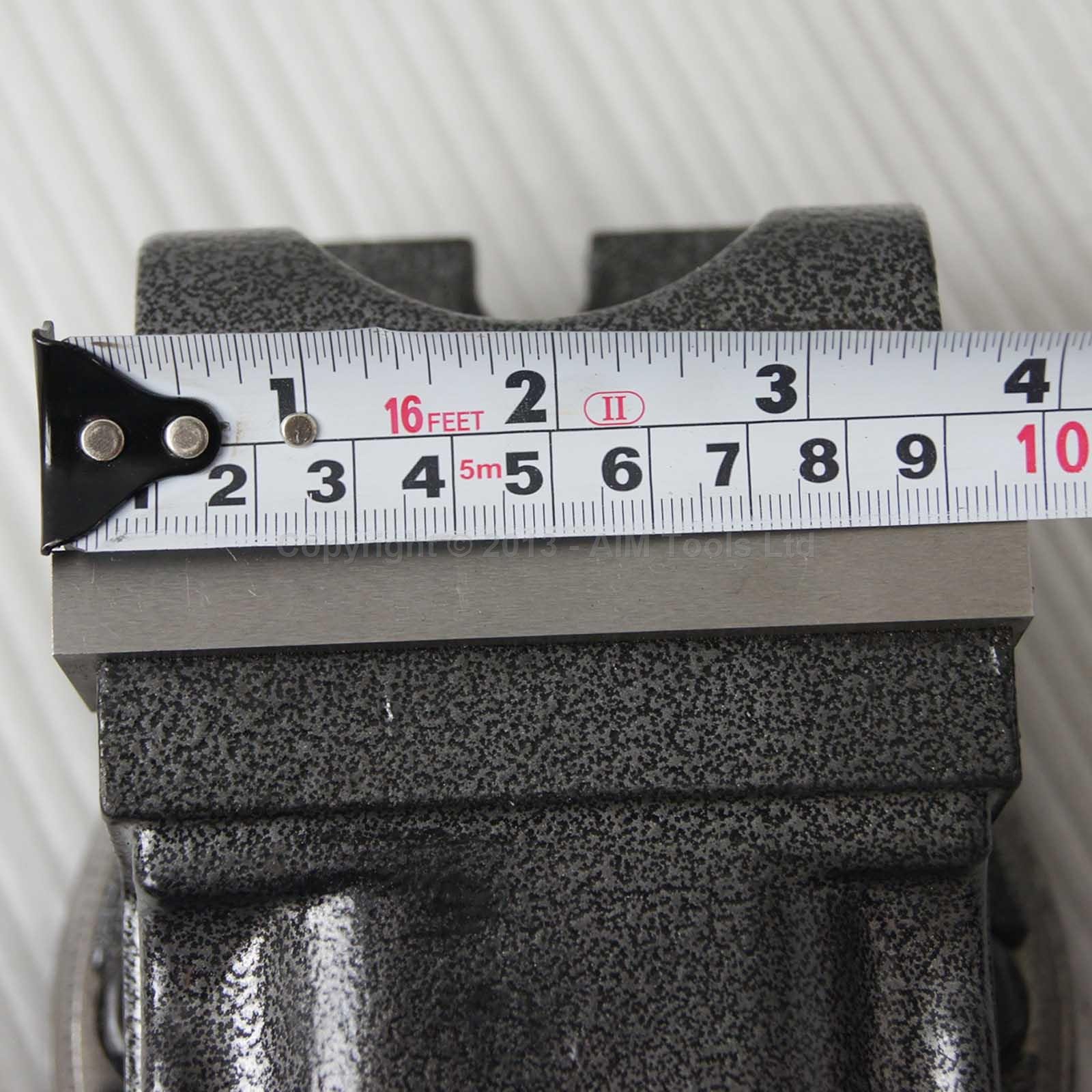 KATSU Morsa da Banco 4" 100mm, Base Girevole di Precisione a 360 Gradi, Trapano a Colonna Radiale Tornio e Fresatrice Morsetto per Meccanici e Ingegneri 4021544