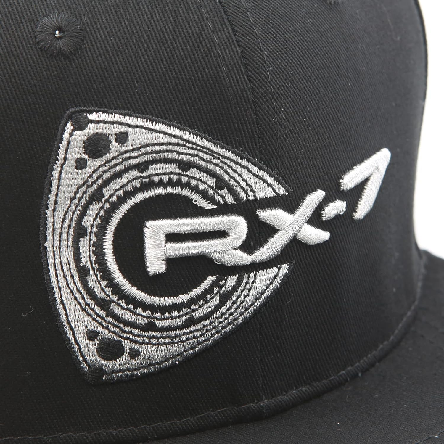 Rotary13B1 RX-7 Baseball Cap - Black Flat Brim