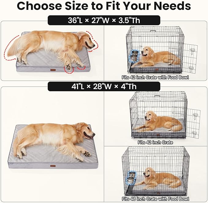 Cama Ortopédica para Perros Grandes 41 Pulgadas Lavable miniatura 2