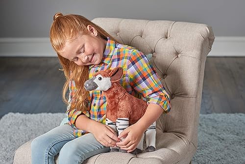 Miniatura 8 de Wild Republic Okapi Peluche de peluche, juguete de peluche, regalos para niños, Cuddlekins de 12 pulgadas