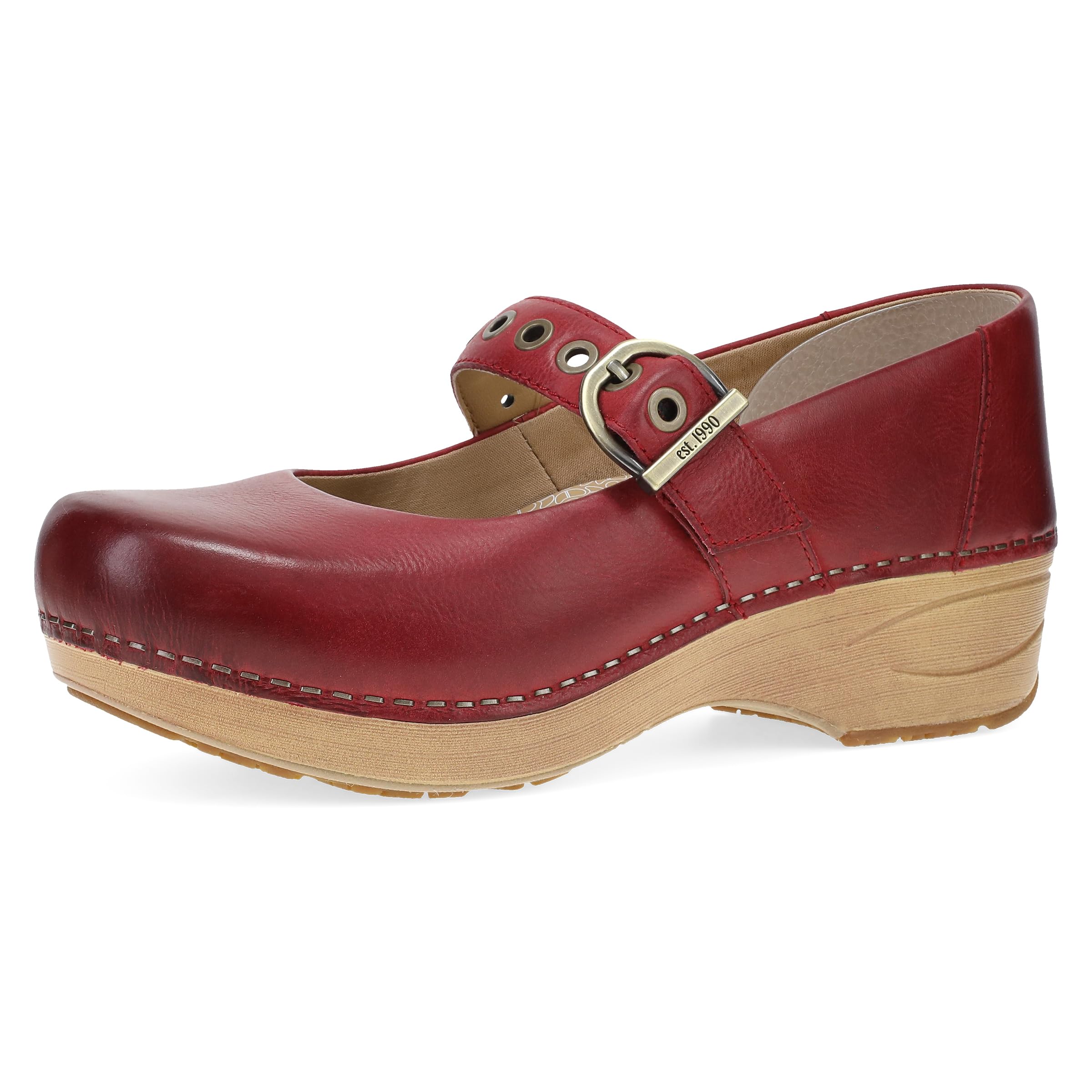 dansko XP 2.0 Mary Jane Clogs for Women – Slip-Resistant Leather Shoes with Arch Support, Removable Footbed, and Adjustable Strap – Ideal for Teachers & Service Professionals-picture-52