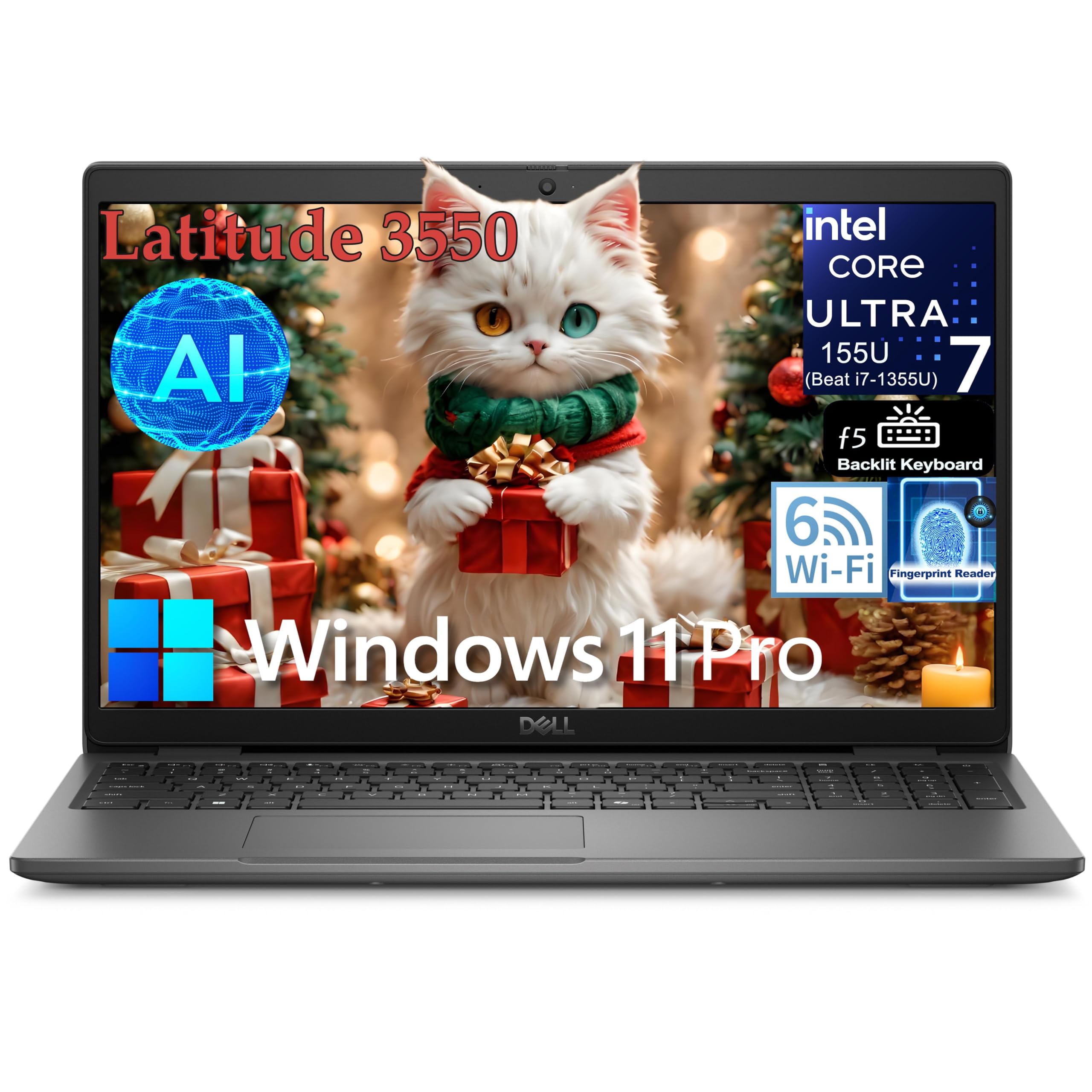 Amazon.com: Dell Latitude 3550 Laptop Computer, Intel Ultra 7 155U