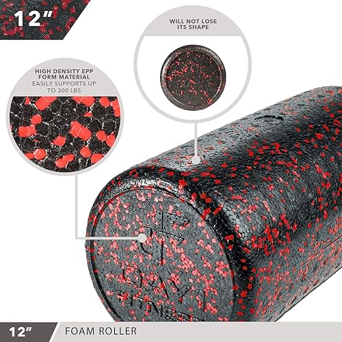Miniatura 4 de Day 1 Fitness High Density Foam Roller Deep Tissue Muscle Massage & Myofascial Release for Recovery, Physical Therapy, Exercise & Pain Relief
